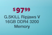 G.SKILL Ripjaws V 16GB DDR4 3200 Memory