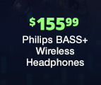 Philips BASS+ Wireless Headphones