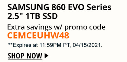 SAMSUNG 860 EVO Series 2.5" 1TB SSD