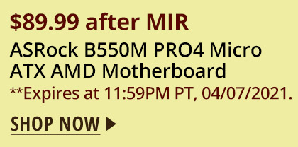 ASRock B550M PRO4 Micro ATX AMD Motherboard 