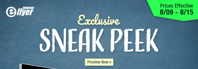 Exclusive Sneak Peek at our eFlyer