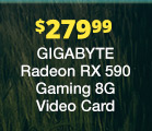 GIGABYTE Radeon RX 590 Gaming 8G Video Card