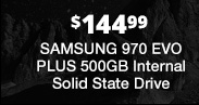 SAMSUNG 970 EVO PLUS 500GB Internal Solid State Drive