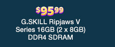 G.SKILL Ripjaws V Series 16GB (2 x 8GB) DDR4 SDRAM 