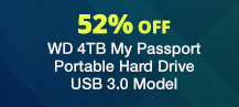 WD 4TB My Passport Portable Hard Drive USB 3.0 Model