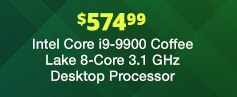Intel Core i9-9900 Coffee Lake 8-Core 3.1 GHz Desktop Processor