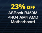 ASRock B450M PRO4 AM4 AMD Motherboard