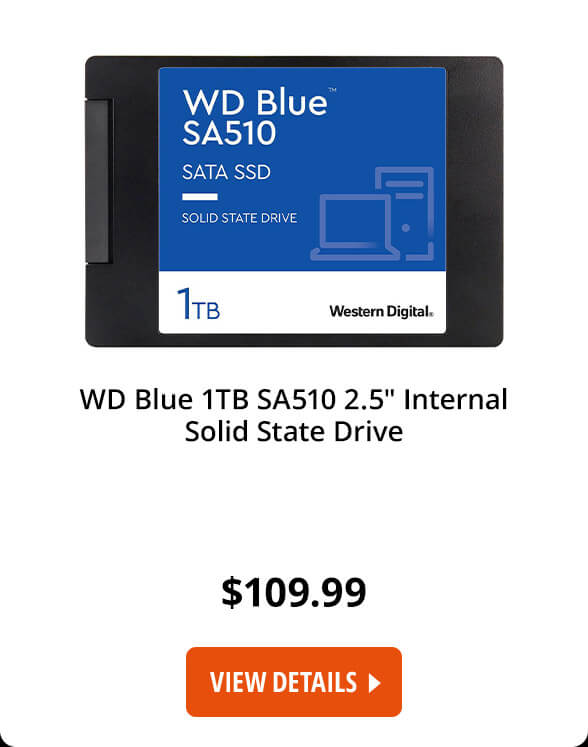 WD Blue 1TB SA510 2.5" Internal Solid State Drive SSD