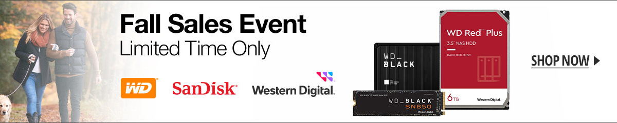 Western Digital - Fall Sales Event