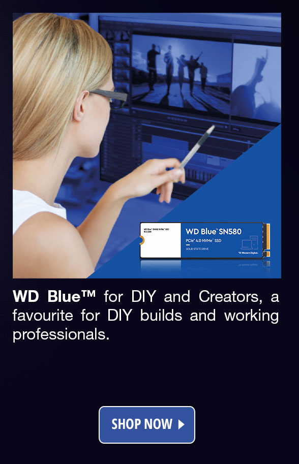 WD Blueâ¢ for DIY and Creators, a favourite for DIY builds and working professionals