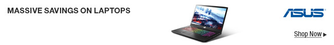 ASUS -- Massive Savings on Laptops