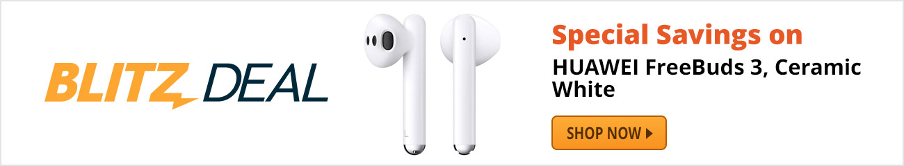 Blitz Deal - HUAWEI FreeBuds 3, Ceramic White
