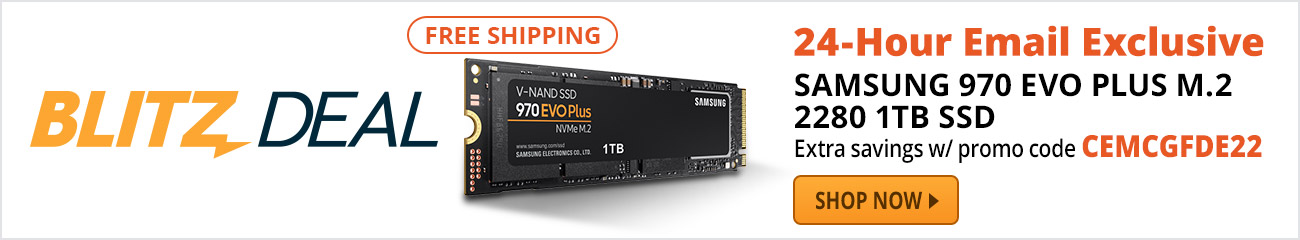 Blitz Deal - SAMSUNG 970 EVO PLUS M.2 2280 1TB SSD