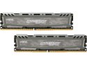 Ballistix Sport LT 16GB (2 x 8GB) 288-Pin DDR4 SDRAM DDR4 2400 (PC4 19200) Memory Model BLS2K8G4D240FSB