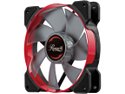 Rosewill 120mm Case Fan with Red LED and PWM (Pulse Width Modulation) Function, Very Quiet Cooling Fan From Advanced Hydraulic Bearing, Model RWCR-1612