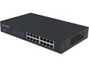 TP-LINK TL-SG1016D 10/100/1000Mbps Unmanaged 16-Port Gigabit Desktop/rackmountable Switch, Metal case, Power-Saving