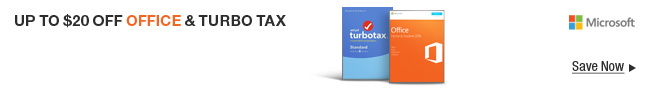 Up to $20 OFF Office and Turbo Tax