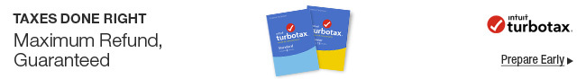 TURBOTAX -- Taxes Done Right -- Maximum Refund, Guaranteed