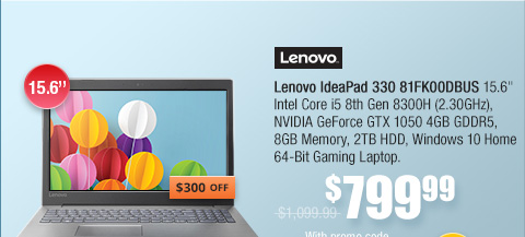 Lenovo IdeaPad 330 $799.99