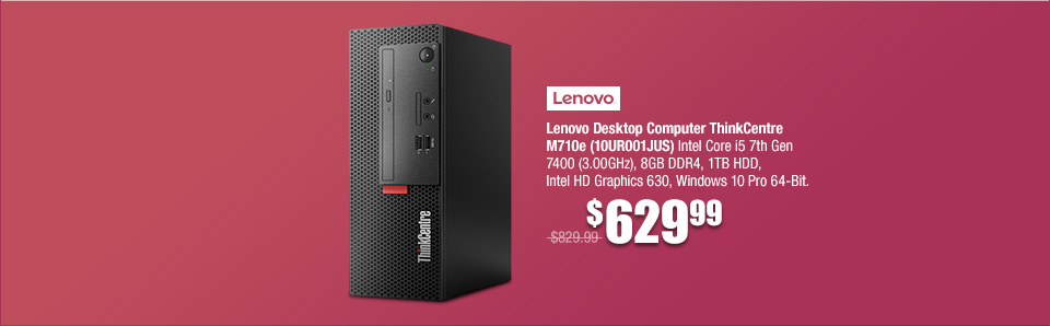 Lenovo Desktop Computer ThinkCentre M710e