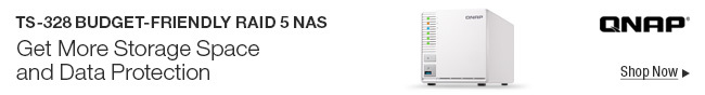 TS-328 BUDGET-FRIENDLY RAID 5 NAS -- Get More Storage Space and Date Protection -- QNAP