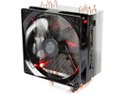 Hyper 212 LED with PWM Fan, Four Direct Contact Heatpipes, Unique Fan Blade Design, Red LEDs, Optimized Bracket Design by Cooler Master