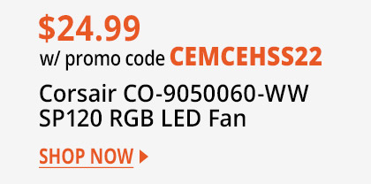 Corsair CO-9050060-WW SP120 RGB LED Fan