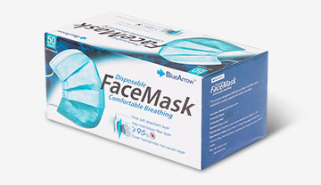 Blue Arrow Disposable 3-Layers Face Mask