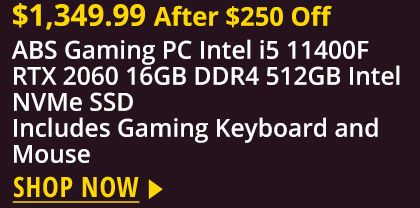 ABS Gaming PC Intel i5 11400F