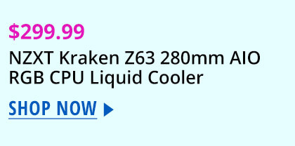 NZXT Kraken Z63 280mm AIO RGB CPU Liquid Cooler