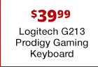 Logitech G213 Prodigy Gaming Keyboard