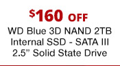 WD Blue 3D NAND 2TB Internal SSD
