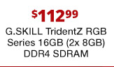 G.SKILL TridentZ RGB Series 16GB DDR4 SDRAM