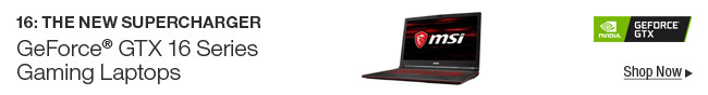 GeForce GTX 16 Series Gaming Laptops