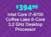 Intel Core i7-8700 Coffee Lake 6-Core 3.2 GHz Desktop Processor