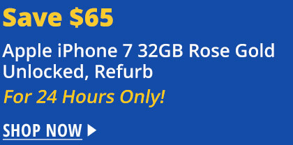 Save $65 Apple iPhone 7 32GB Rose Gold Unlocked, Refurb