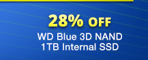 WD Blue 3D NAND 1TB Internal SSD