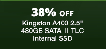 Kingston A400 2.5" 480GB SATA III TLC Internal SSD
