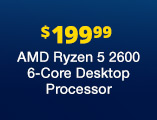 AMD Ryzen 5 2600 6-Core Desktop Processor