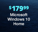 $179.99 Microsoft Windows 10 Home