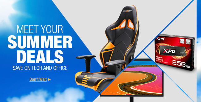 Meet Your SUMMER DEALS on Tech and Office