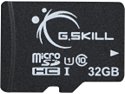G.Skill 32GB microSDHC UHS-I/U1 Class 10 Memory Card with Adapter (FF-TSDG32GA-C10)