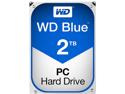 WD Blue 2TB Desktop Hard Disk Drive - 5400 RPM SATA 6Gb/s 64MB Cache 3.5 Inch - WD20EZRZ