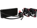 DEEPCOOL Gamer Storm CAPTAIN 240EX CPU Liquid Cooler AIO Water Cooling Ceramic Bearing Pump Visual Liquid Flow with 120mm PWM Fan Rubber Coating Deep Silent Support LGA 2011-v3