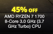 AMD RYZEN 7 1700 8-Core 3.0 GHz (3.7 GHz Turbo) CPU