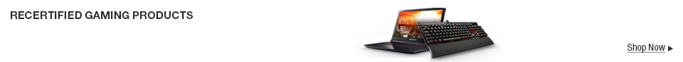 RECERTIFIED GAMING PRODUCTS
