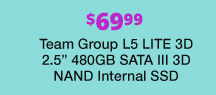 TeamGroup 5 480GB 2.5" SSD