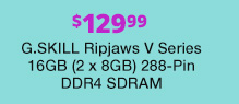 G.SKILL Ripjaws V Series 16GB