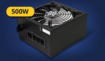 Rosewill Glacier Series 500W Modular Gaming Power Supply