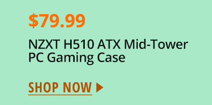 NZXT H510 ATX Mid-Tower PC Gaming Case 